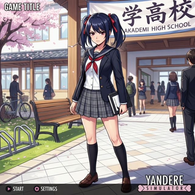 Yandere Simulator Full HD Kapak Görseli